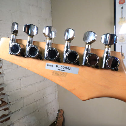 1988 RG-140 Ibanez Aquamarine AQ Korea Electric Guitar