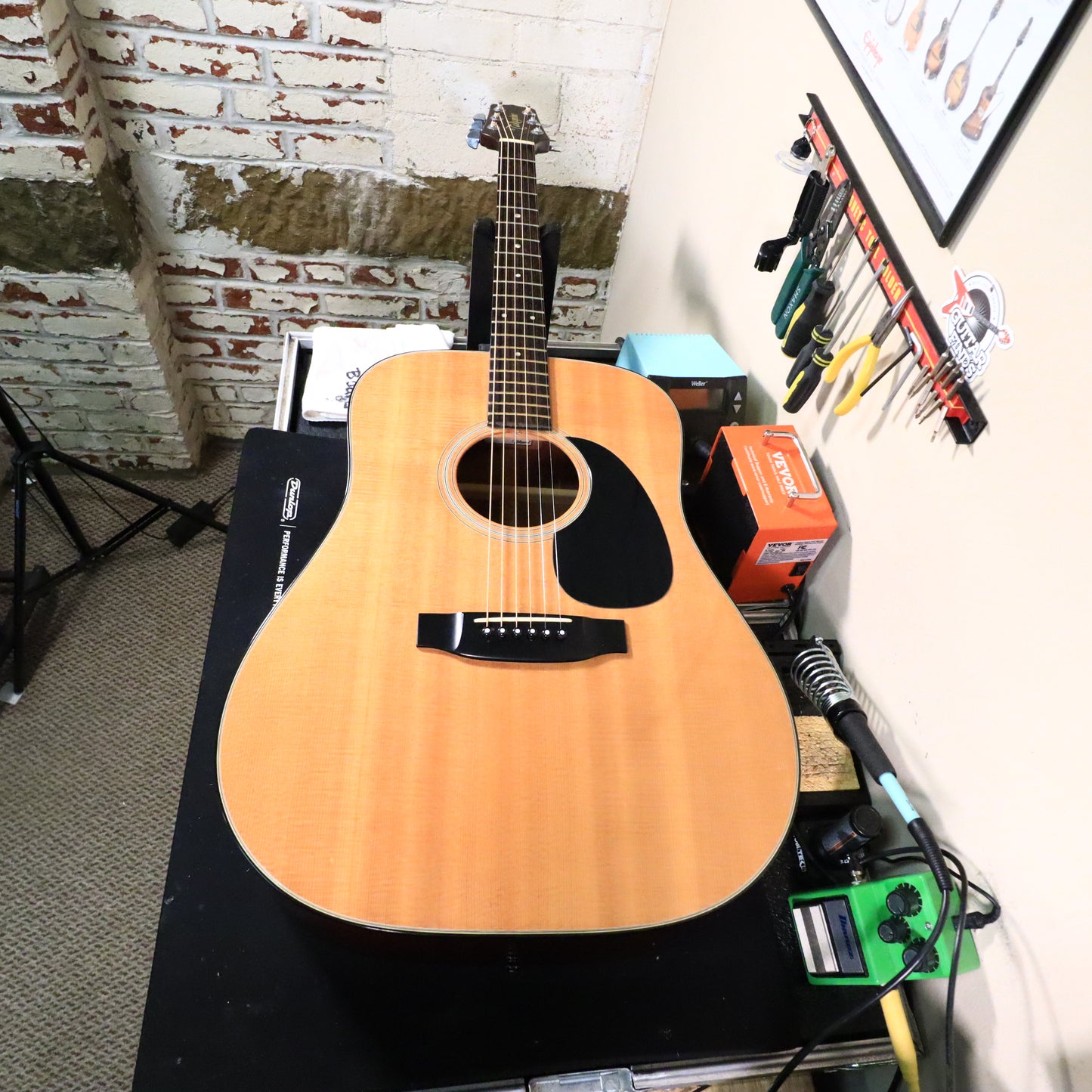 1980's Takamine & Co F-340S Solid Back Acoustic Guitar Japan MIJ