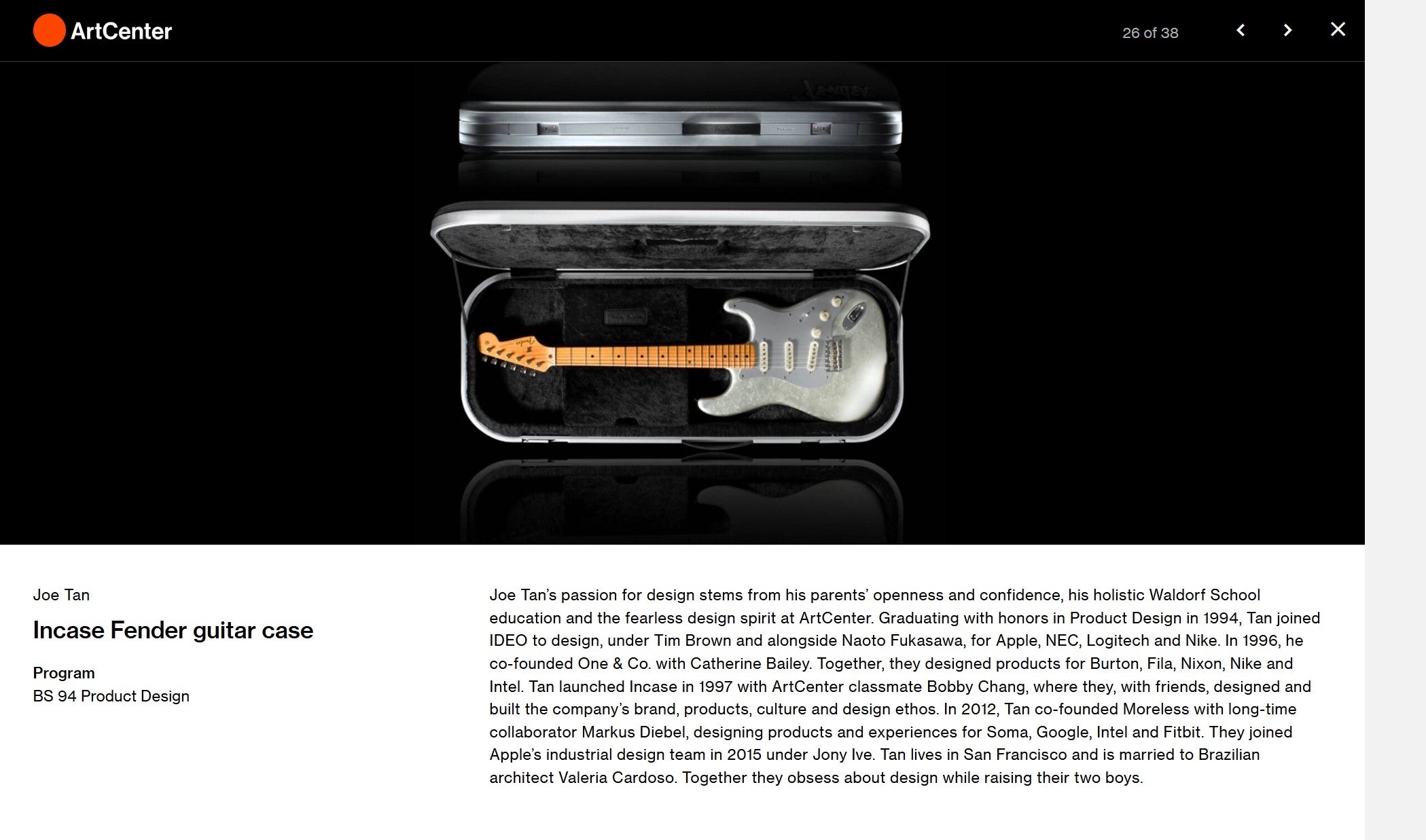 1 of 1 Fender Custom Shop InCase Case Stratocaster Telecaster