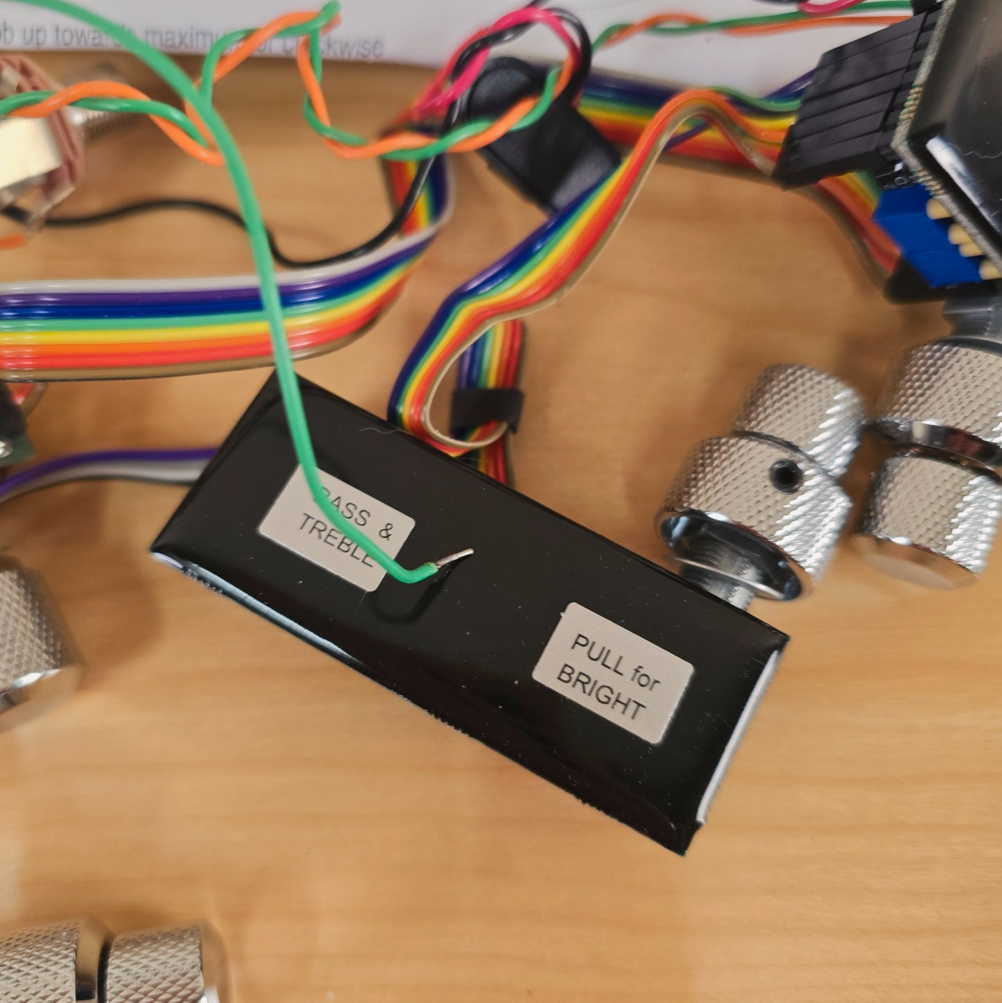John East UNI-PRE 4-Knob Onboard Bass Guitar Preamp Made in UK