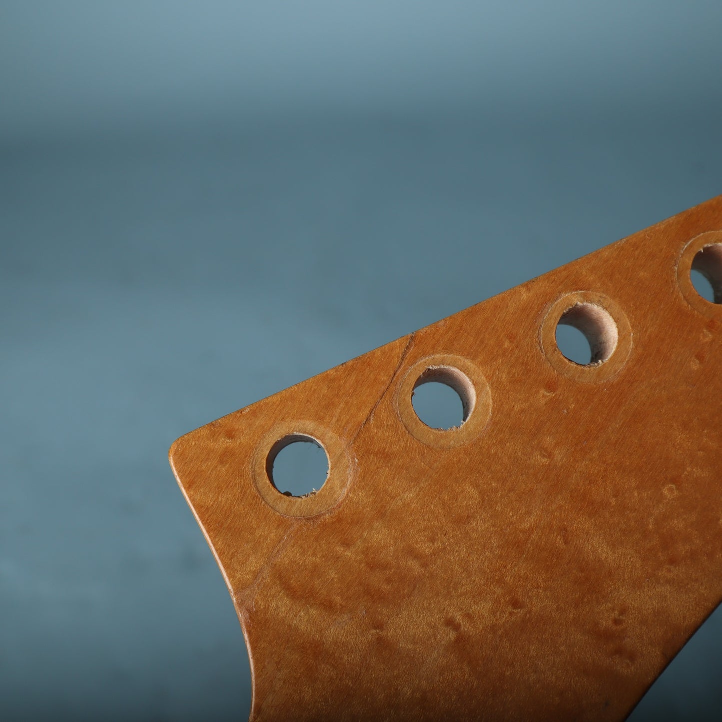 1980's Warmoth Birdseye Maple Explorer Guitar Neck Rosewood Floyd Rose Prep
