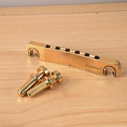 Epiphone LockTone Tune-o-matic Tailpiece Gold Patina Relic