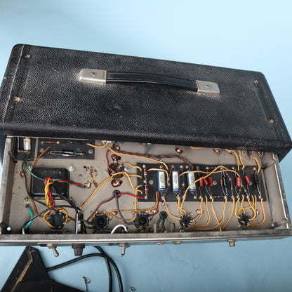 1964 Vintage Fender Princeton 6G2 Tuxedo Tube Combo Amp