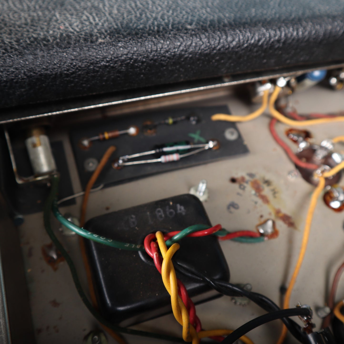 1964 Vintage Fender Princeton 6G2 Tuxedo Tube Combo Amp