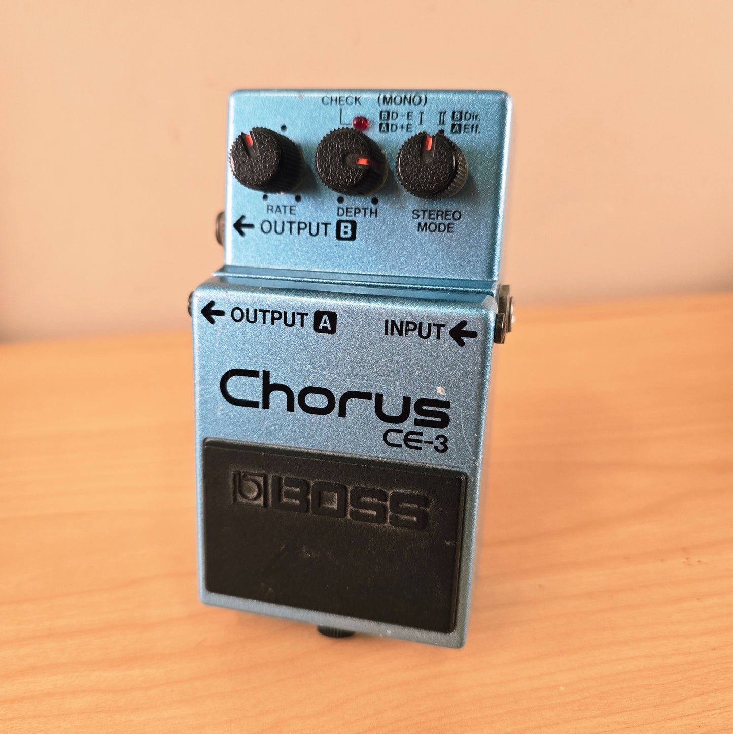 Vintage 1985 Boss CE-3 Chorus Pedal Made in Japan Black Label