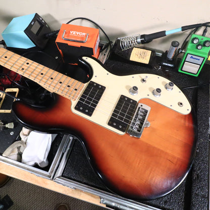 1982 Peavey T-25 Electric Guitar Sunburst Maple Neck USA