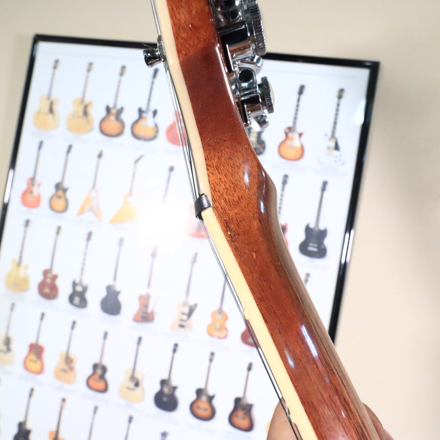 2003 Dean USA V Flame Maple Top Electric Guitar Mahogany Neck