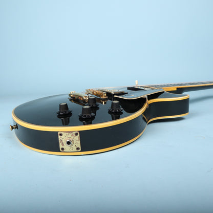 1973 Gibson Les Paul Custom Ebony Black Beauty *Headstock Repair*