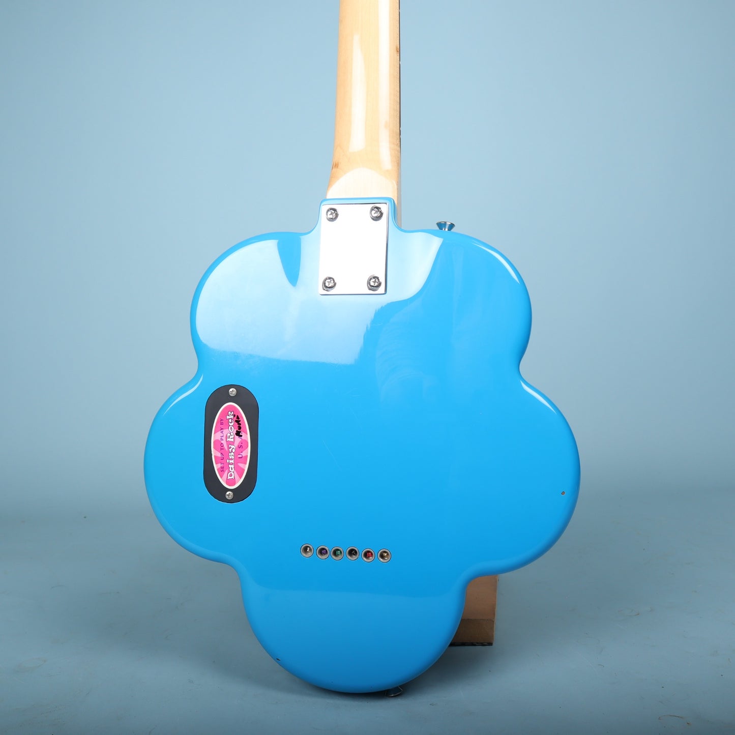 Debutante Daisy Rock Electric Guitar Short Scale 💙 Blue Flower