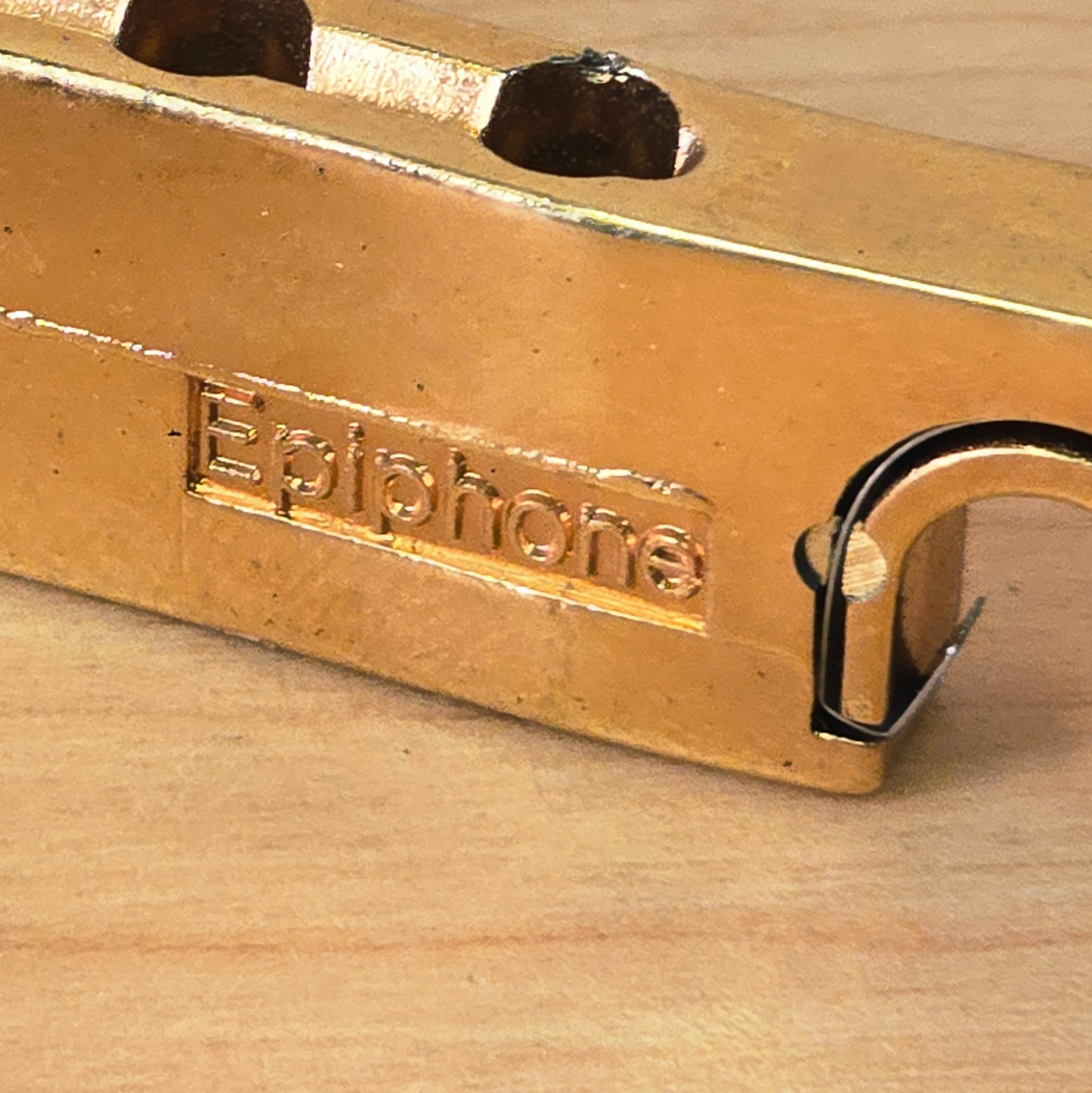 Epiphone LockTone Tune-o-matic Tailpiece Gold Patina Relic