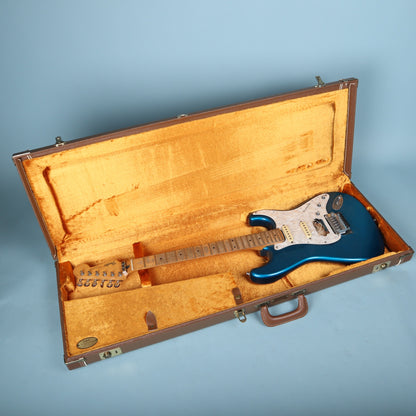 2000's Fender G&G Vintage Reissue Strat/Tele Hardshell Case Brown Gold Plush