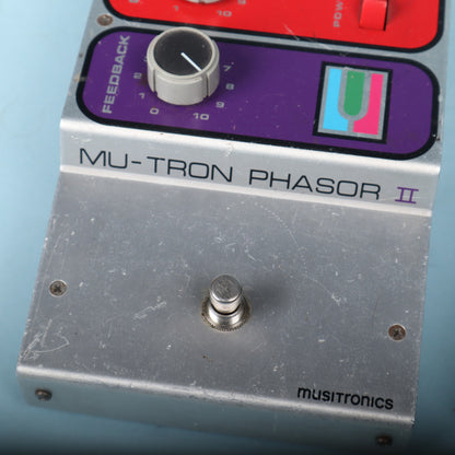 Mu Tron Phasor II Vintage Analog Phaser Pedal Musitronics