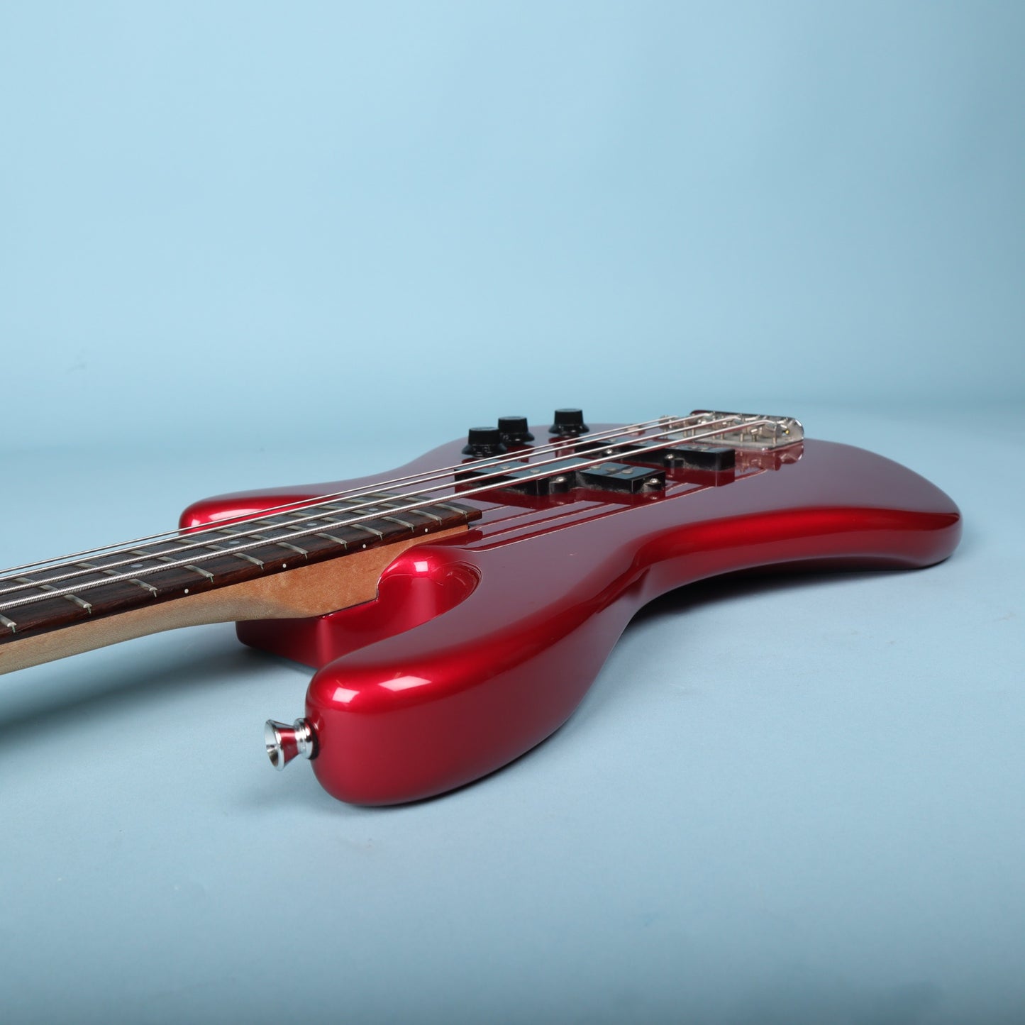 Fender MB-4 Modern Bass Chrome Red Made in Japan MIJ 32" Medium-Scale