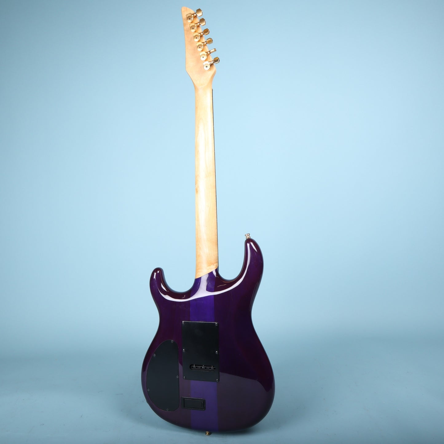 Carvin DC400T Purple Quilt Maple Neck Through Electric Guitar USA