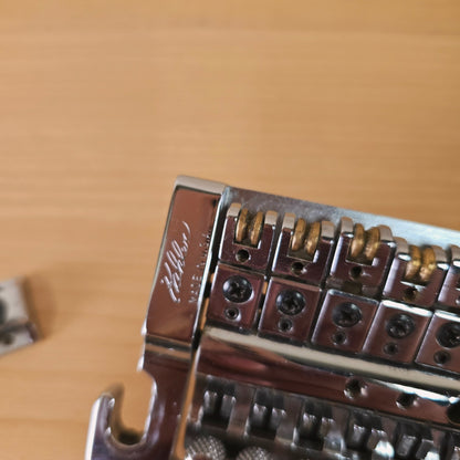 Kahler USA Flat Mount Tremolo 2200 Bridge Chrome with Locking Nut