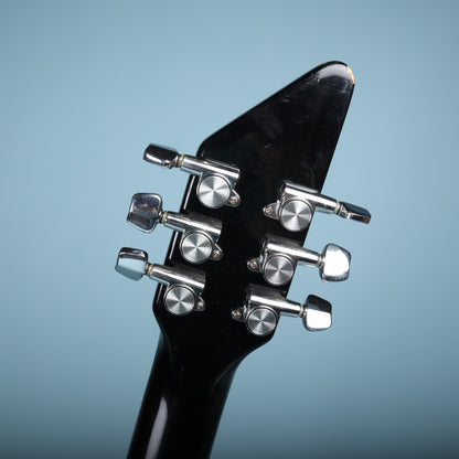 1980's Silver Street Cobra Electric Guitar Black Triangle
