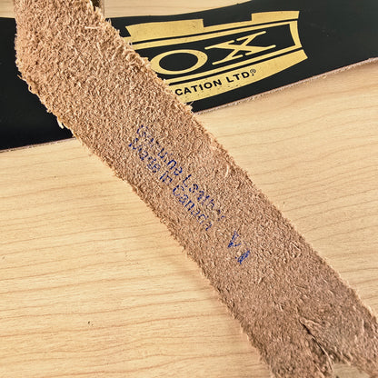 Vox Amplification Genuine Leather Guitar Strap Made in Canada by Levy's