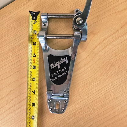 Overall length of the tailpiece measured with a tape measure at approximately 8 1/2 inches.