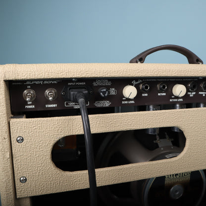 Fender Super-Sonic 112 60-Watt 1x12 Tube Guitar Combo Amp Blonde