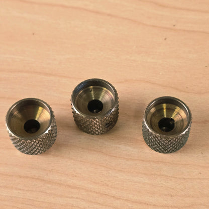 1980's Charvel Schecter Mighty Mite Vintage Brass Dome Knobs Set