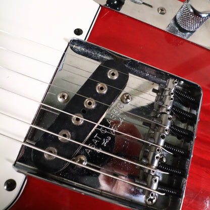 1992 G&L USA ASAT Classic Transparent Red Maple Neck