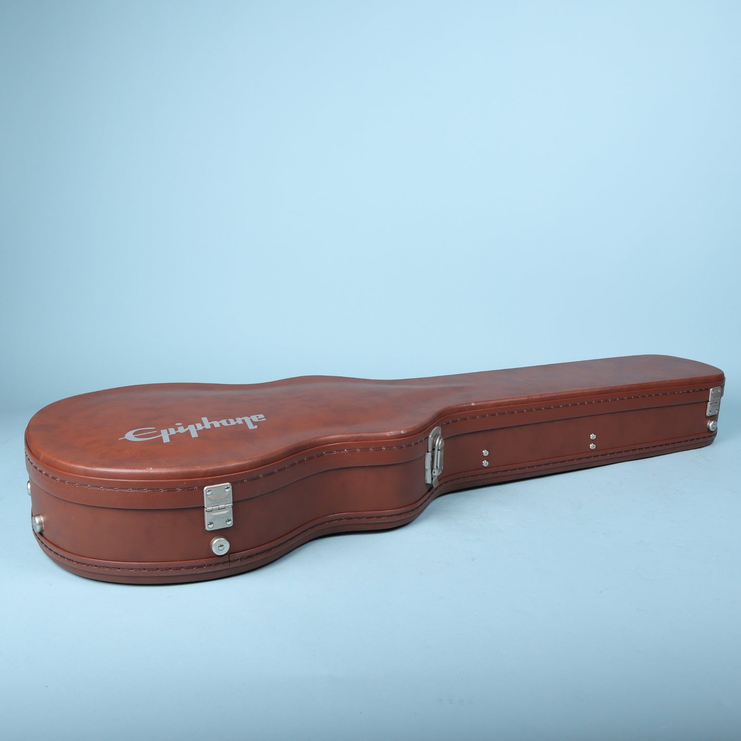 Epiphone Les Paul Hardshell Guitar Case Brown with Pink Interior