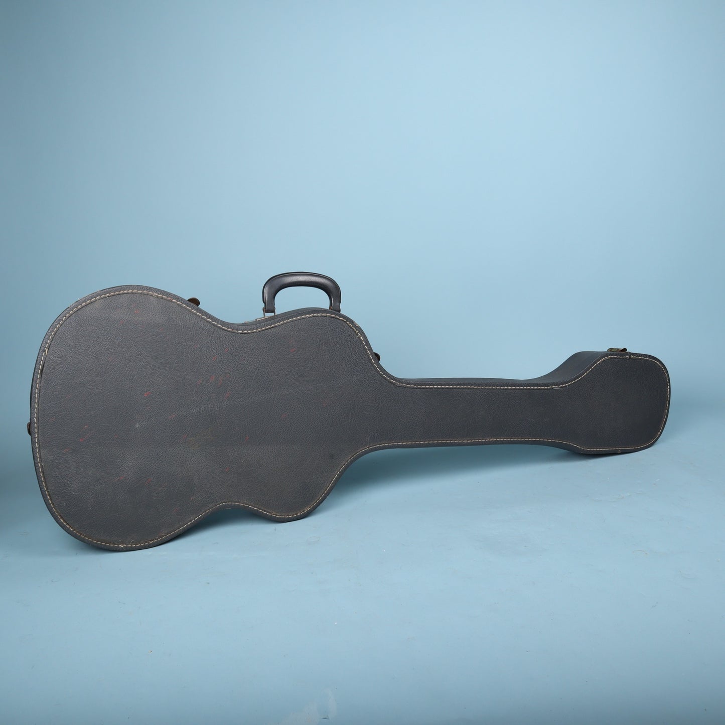 Vintage Hagstrom H-8 8 String Bass Guitar Hardshell Case Orange Interior