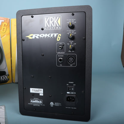 KRK Rokit 6 G3 Powered Studio Monitors (Pair) with Boxes