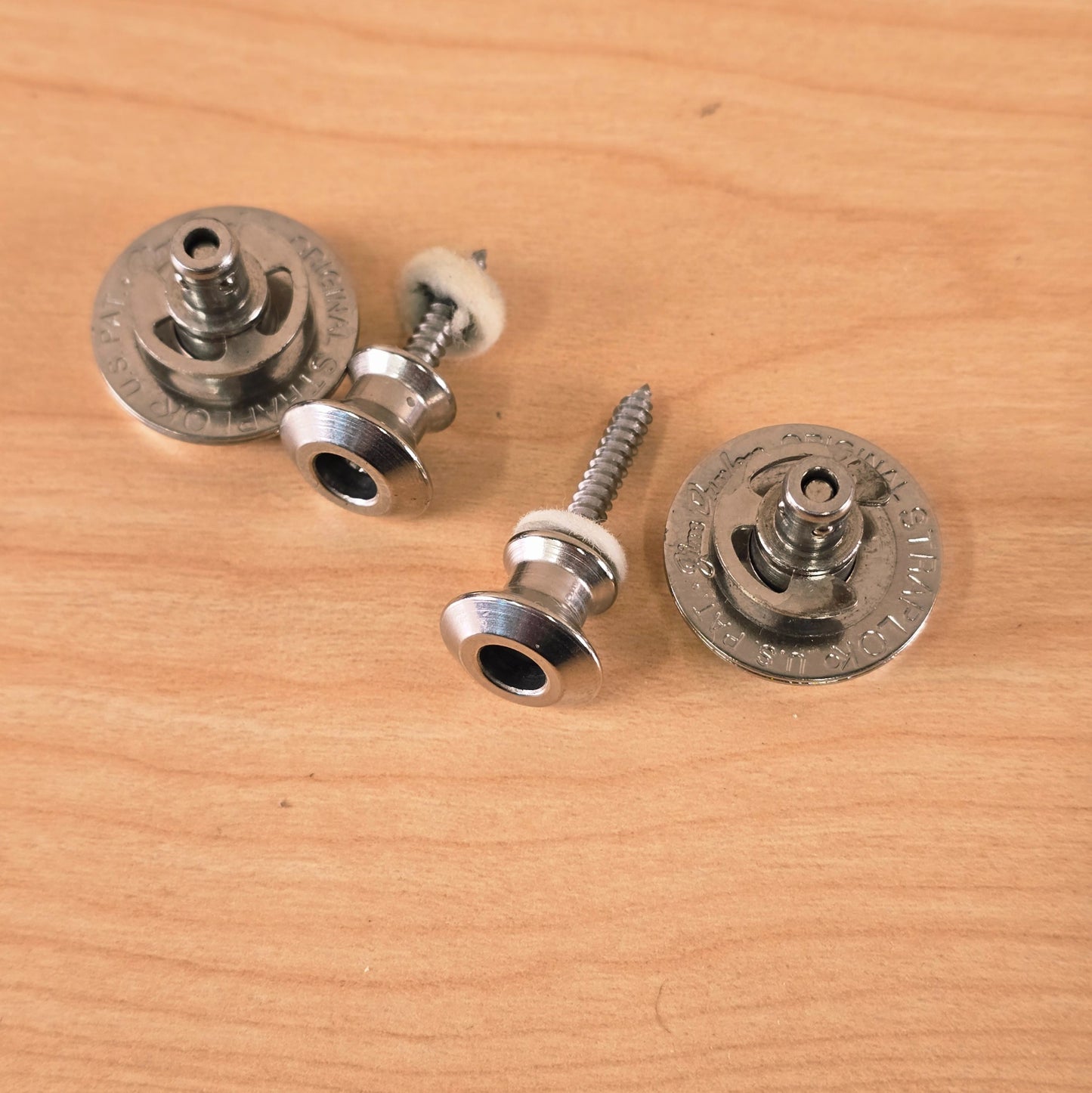 Dunlop Original Straplok Strap Retainer System -Chrome