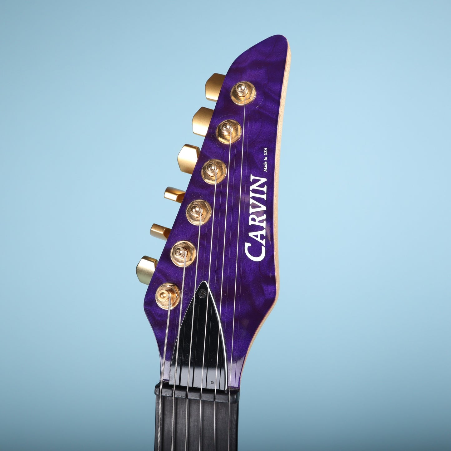 Carvin DC400T Purple Quilt Maple Neck Through Electric Guitar USA