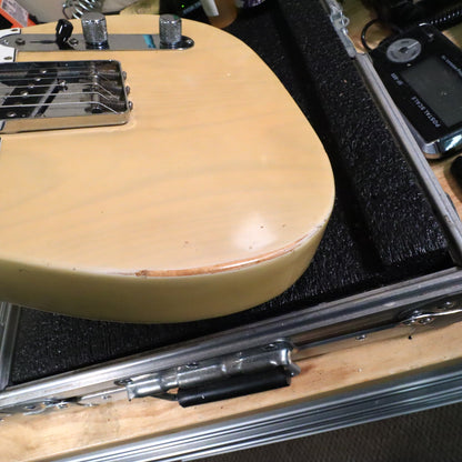 Vintage 1973 Fender Telecaster Electric Guitar Blonde Finish Maple