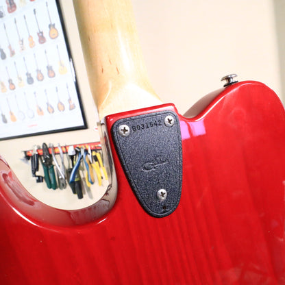 1992 G&L USA ASAT Classic Transparent Red Maple Neck