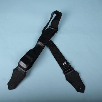 Reverse side of the strap showing black nylon webbing backing and construction