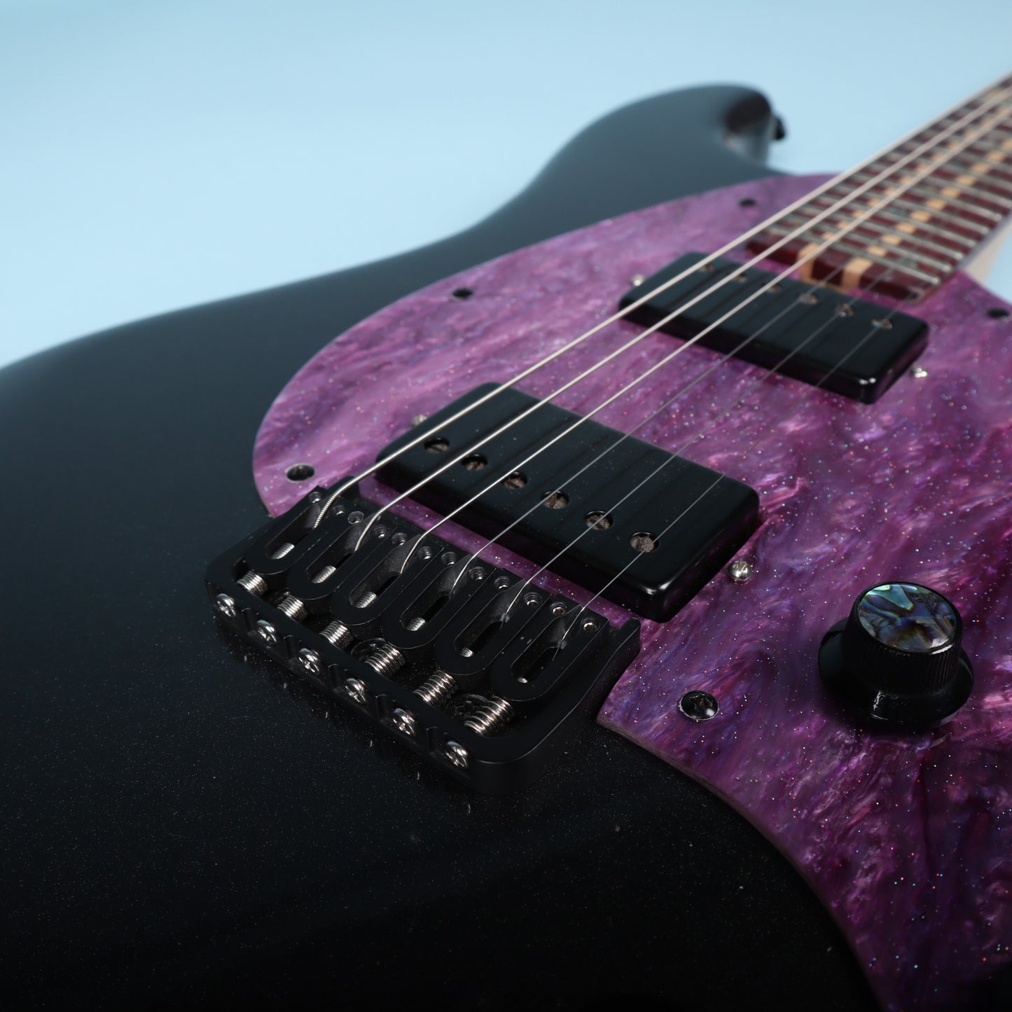 Wanderkauven Custom Shop Purple Heart 💜 Electric Guitar Metallic Grey