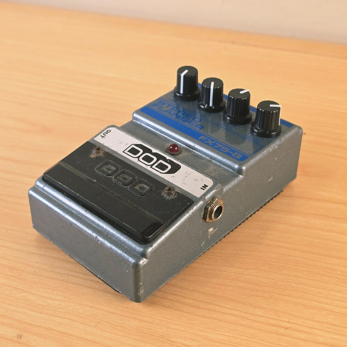 DOD FX75-B Stereo Flanger Pedal Guitar Effects Made In USA Tested Works Vintage