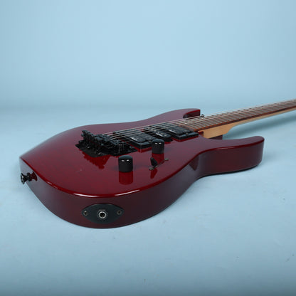 1996 Jackson Performer PS-4 HSH Electric Guitar Trans Red
