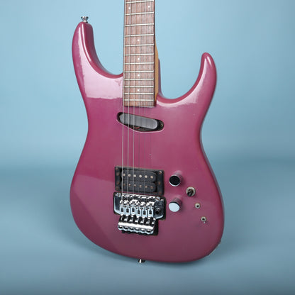 Westone Japan Superstrat in Magenta Reverse Headstock