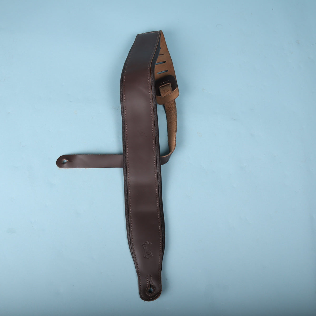 Full view of the strap assembled through the rear ladder adjustment loops