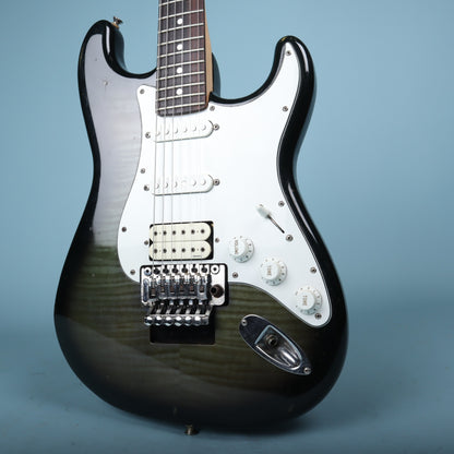 1993 Fender MIJ Stratocaster HSS Floyd Rose Blackburst