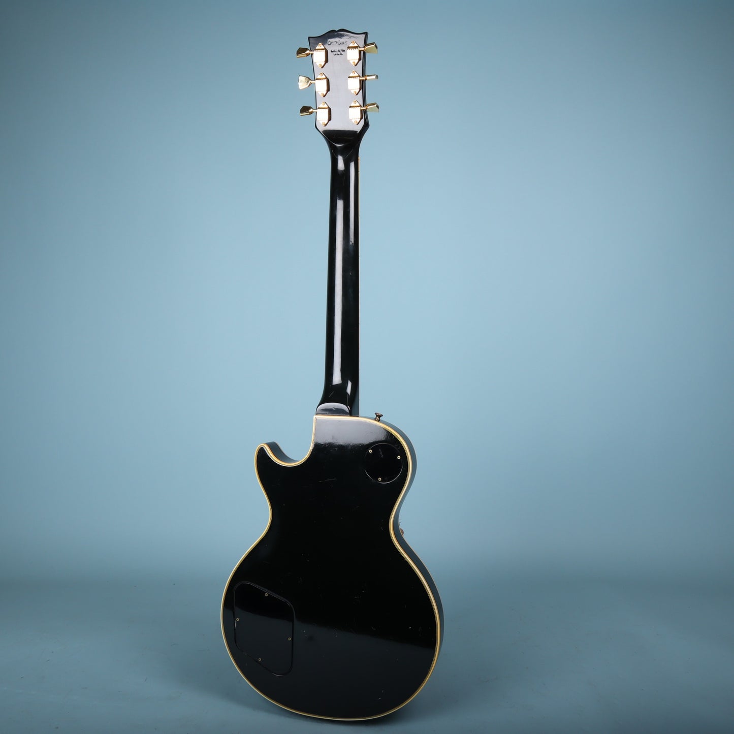 1973 Gibson Les Paul Custom Ebony Black Beauty *Headstock Repair*