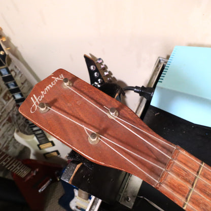 Vintage Harmony soprano ukulele Made In Chicago, US Mahogany 12 Fret