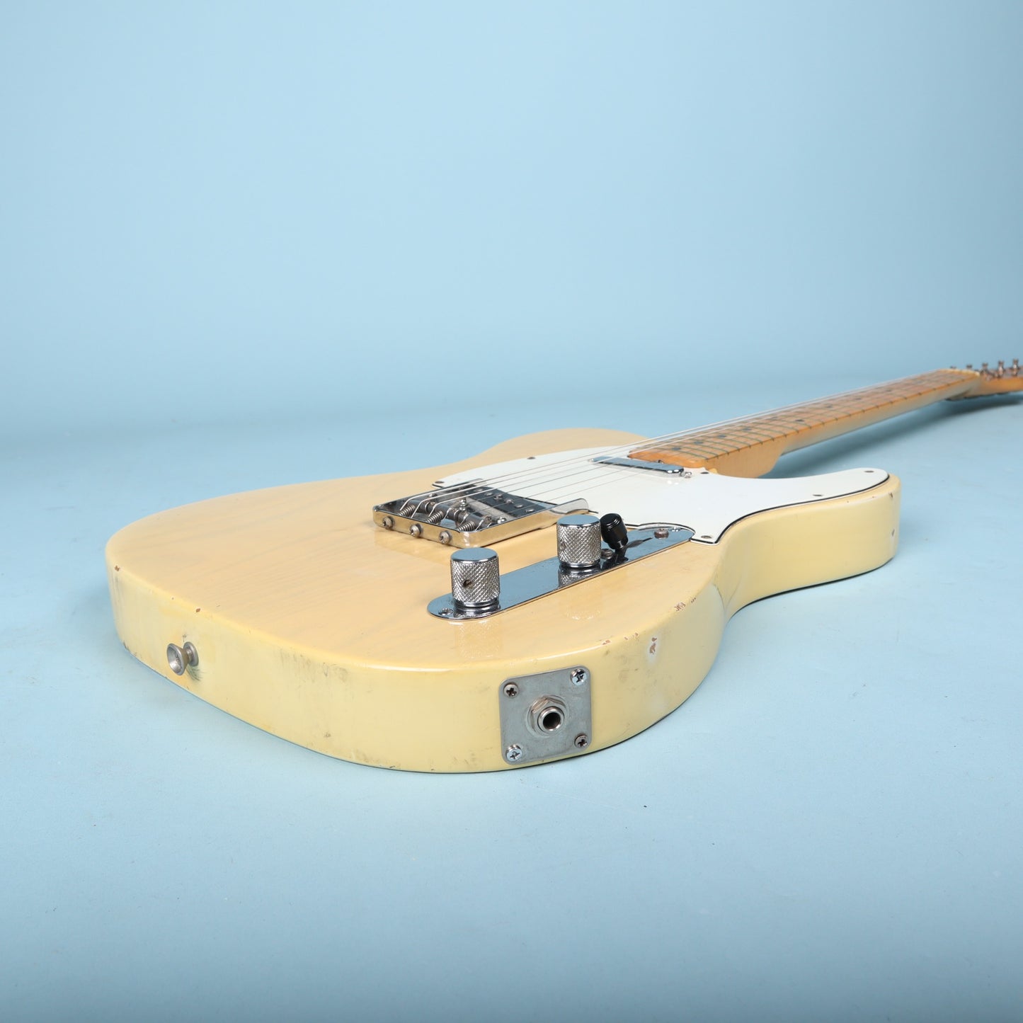 Vintage 1973 Fender Telecaster Electric Guitar Blonde Finish Maple