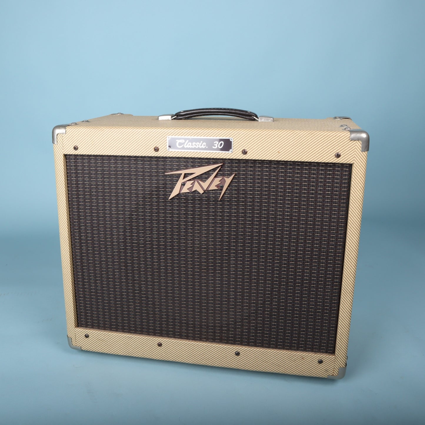 Peavey Classic 30 Tweed 1x12 Blue Marvel Loaded Guitar Amplifier Cabinet Shell