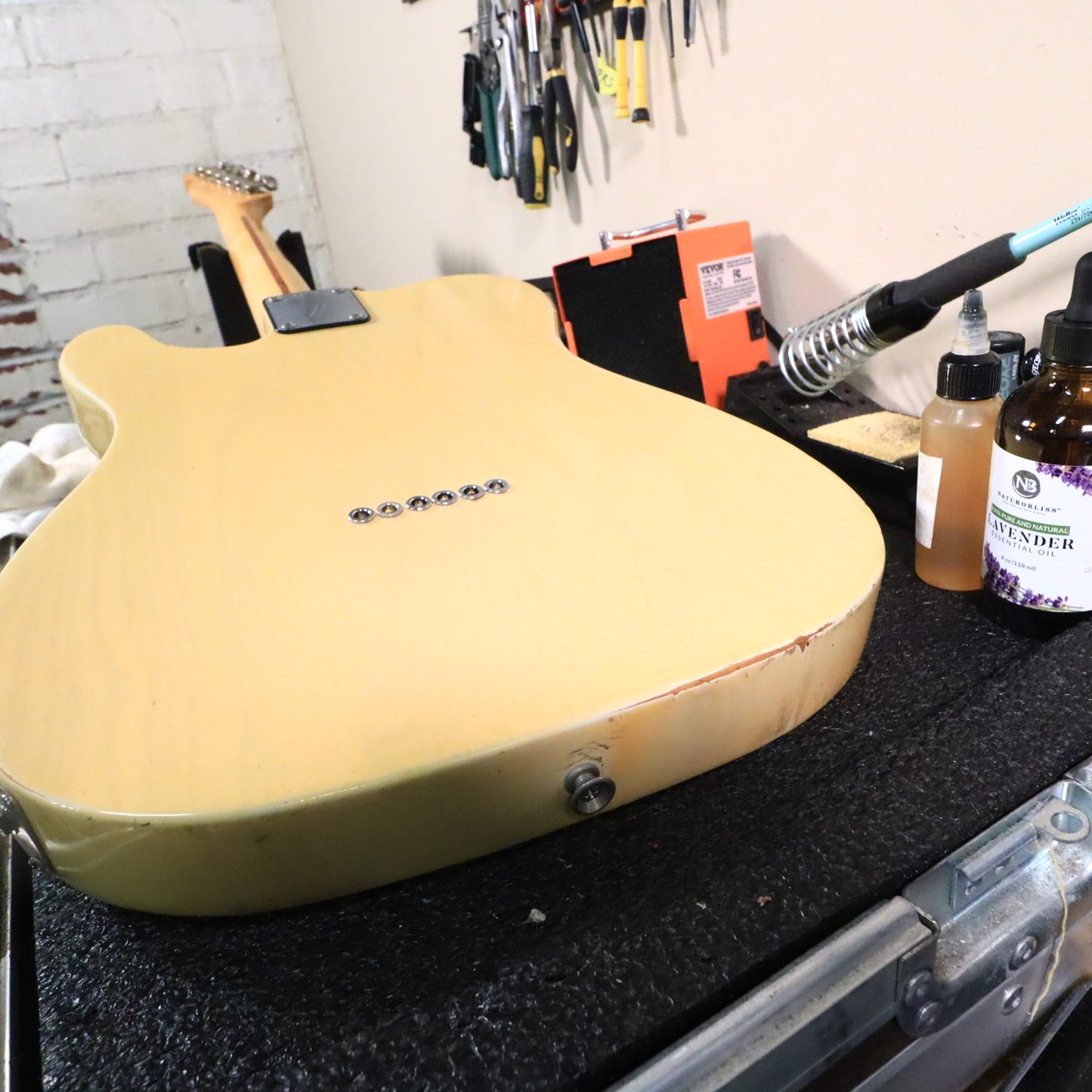 Vintage 1973 Fender Telecaster Electric Guitar Blonde Finish Maple