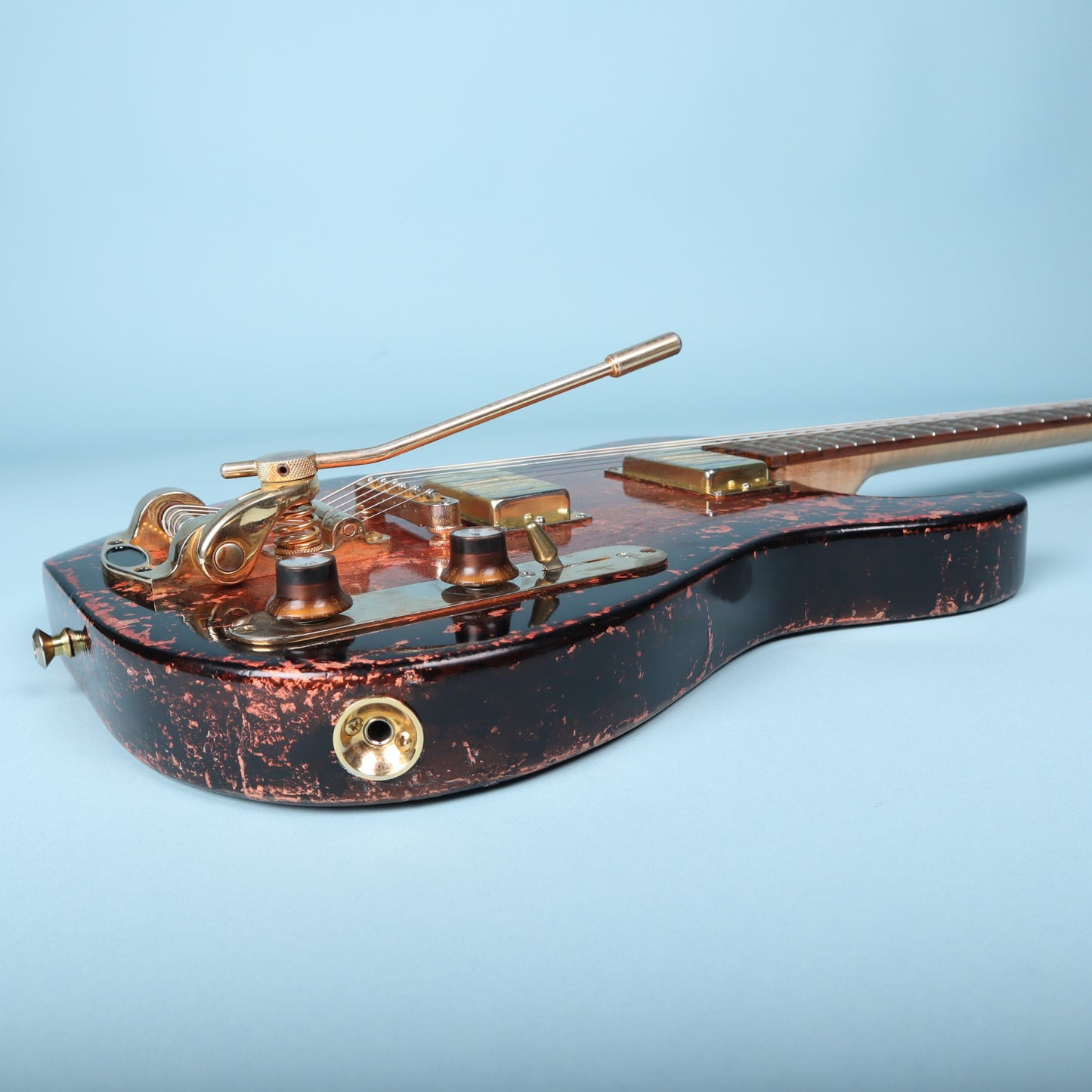 Wanderkauven Custom Shop Archangel T-Style Copper Leaf Flame Maple Neck
