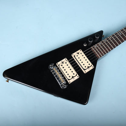 1980's Silver Street Cobra Electric Guitar Black Triangle