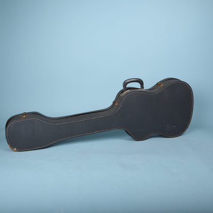 Vintage Hagstrom H-8 8 String Bass Guitar Hardshell Case Orange Interior
