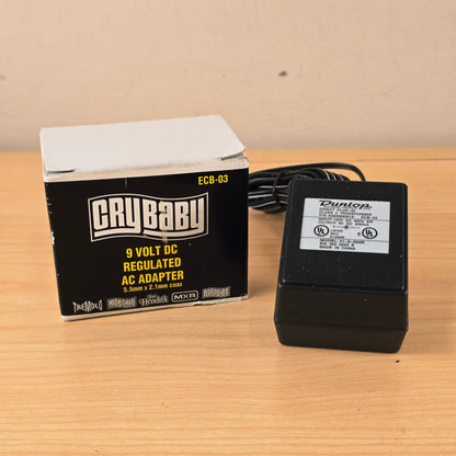 Dunlop ECB-03 Cry Baby 9V DC Regulated AC Power Supply Adapter