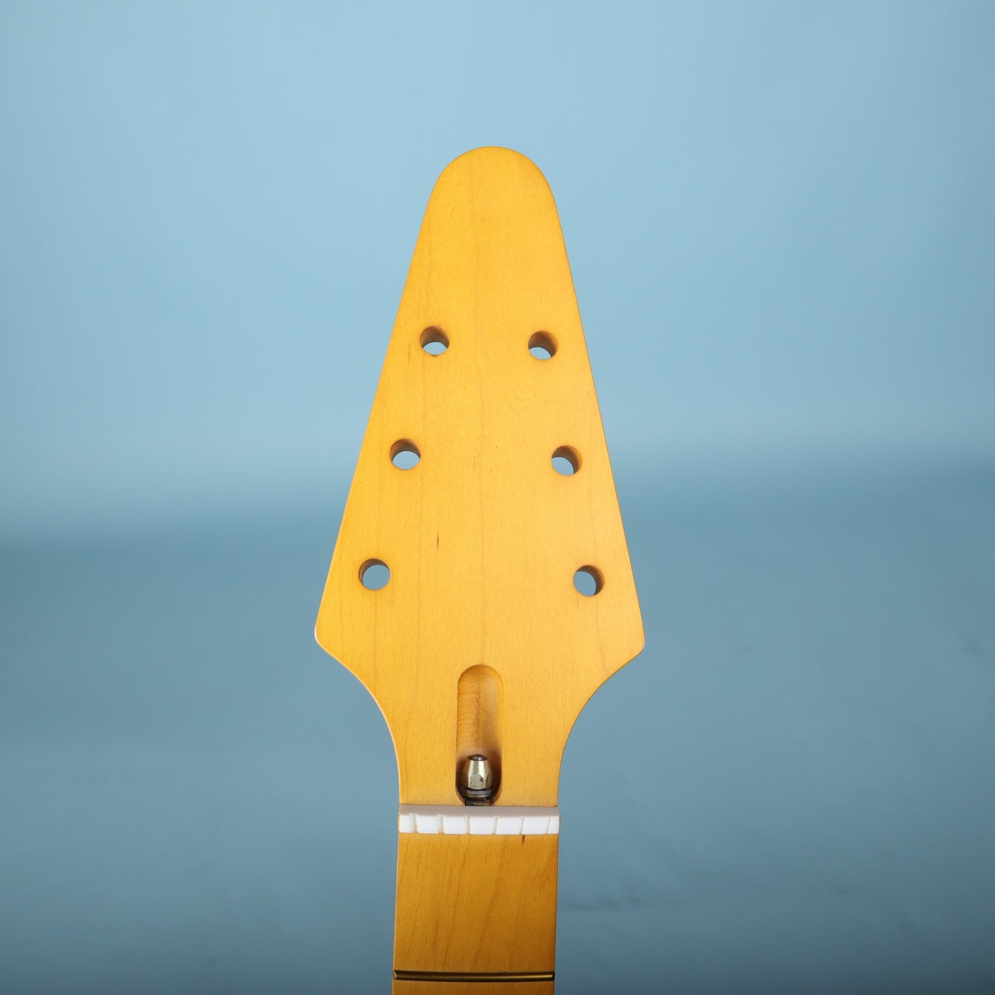 Warmoth V-Style Replacement Baritone Electric Guitar Neck Maple 28" Scale Length
