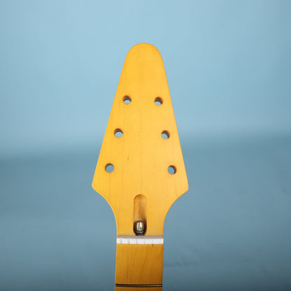 Warmoth V-Style Replacement Baritone Electric Guitar Neck Maple 28" Scale Length